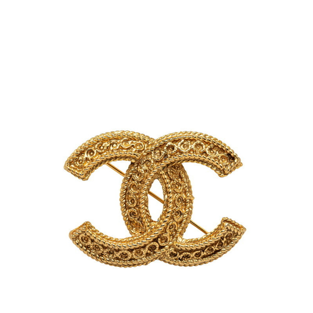 Chanel CC Logo Brooch Metal Brooch in Good condition - Picture 1 of 5